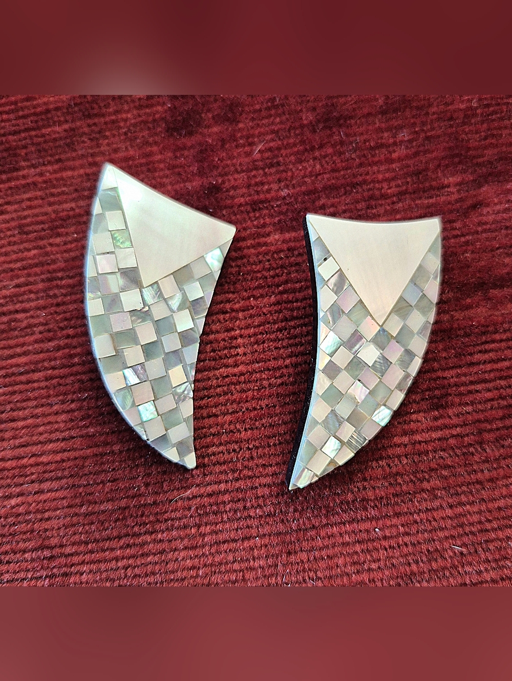 Vintage Mother of Pearl/Abalone Earrings